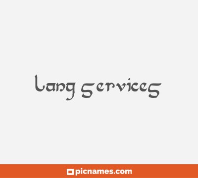 Lang Services